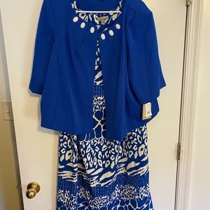Maya Brooke 2-piece Dress Jacket Set 18W NWT